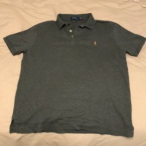 Men’s medium dark grey Ralph Lauren Polo shirt